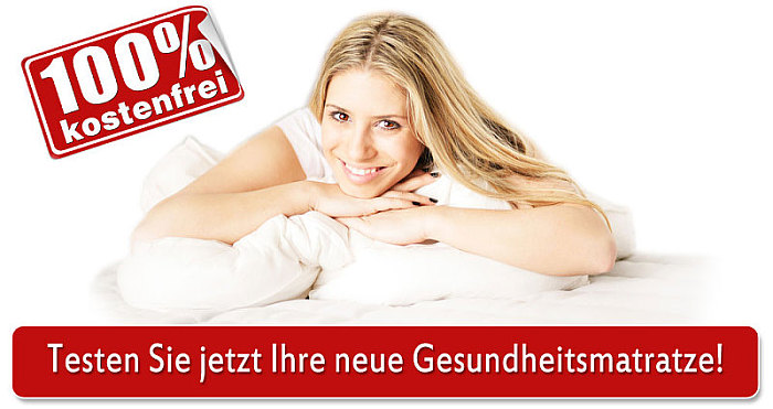 Testen Sie jetzt Ihre Gesundheitsmatratze